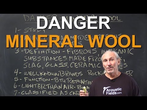 Danger Mineral Wool - www.AcousticFields.com