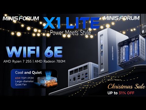 MINISFORUM X1 Lite Review: Budget Friendly Powerhouse with AMD Ryzen 7 255 & OCuLink!