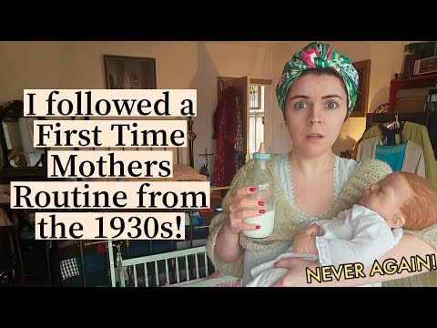 I Followed a First-Time Mother's Routine from the 1930s!
