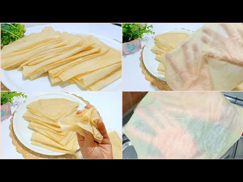 ليه تشتريه بالغالي❗ اعملي اكبر كميه من نصف كيلو دقيق ❗الرقاق الطري ❗دفعه واحده بدون تعب أو مجهود❗