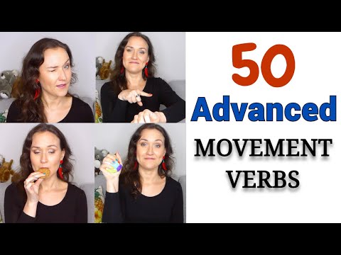 I Act Out 50 Advanced Movement Verbs | English Vocabulary (Action Verbs)