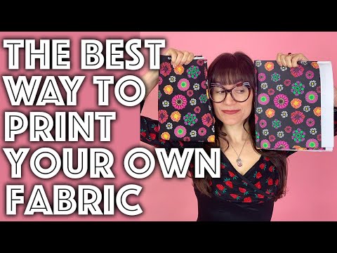 How to Print Your Own Custom Fabric The Best Way | Sew Anastasia
