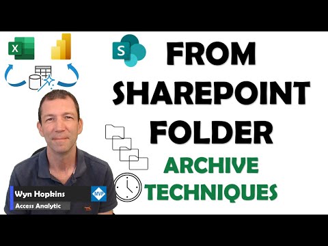 Archive old data to speed up SharePoint or OneDrive Folder refreshes in Power BI and Excel