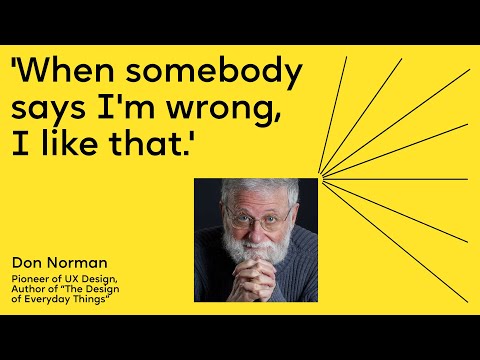 Don Norman: Why Being Wrong Made Me Successful