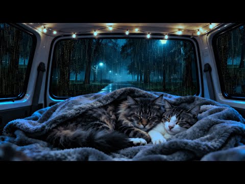 (NO ADS) ASMR SLEEP AID - THUNDER, RAIN & WHITE NOISE FOR DEEP SLEEP, FOCUS & STRESS RELIEF