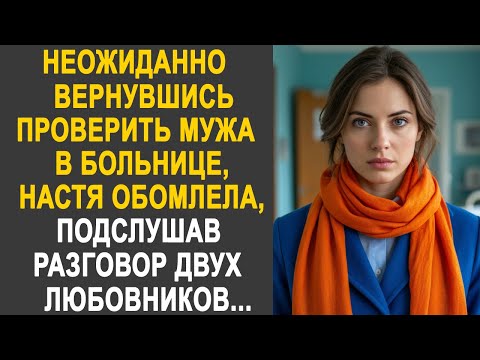 Неожиданно вернувшись проверить мужа в больнице, Настя застыла, подслушав разговор любовников...