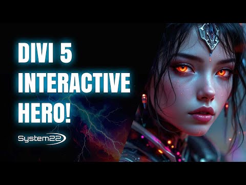 Divi 5 Hover Hero Magic — Create an Interactive Full-Width Hero Section!