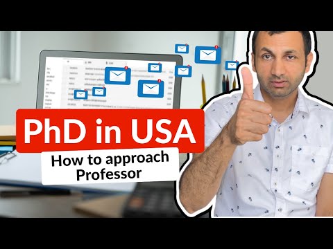 PhD in USA | How to approach professors for funding ? Sample email templates