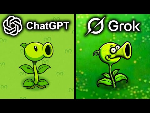 ChatGPT vs Grok Make Plants vs Zombies