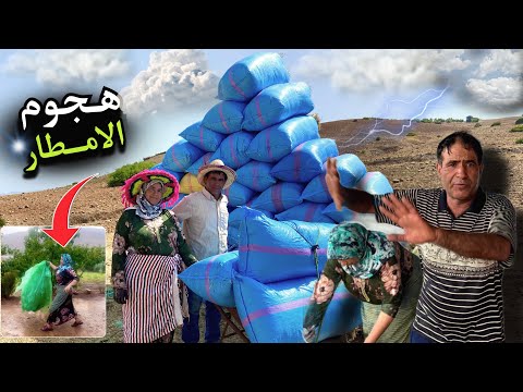 هجوم امطار عاصفية على قريتنا دخلنا في صراع مع الوقت