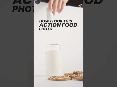 How I captured an action food photo