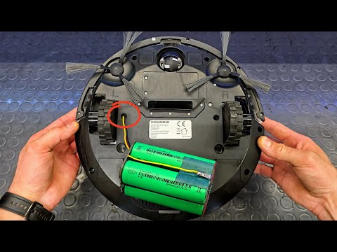 GRUNDIG Robot Vacuum Cleaner VCR 2330 Battery Replacement