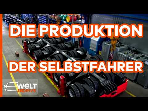 EXTREME TRANSPORTE: Der Goldhofer-Selbstfahrer mit 235-Tonnen-Hightech-Modulen! | DRIVE DOKU (reup)