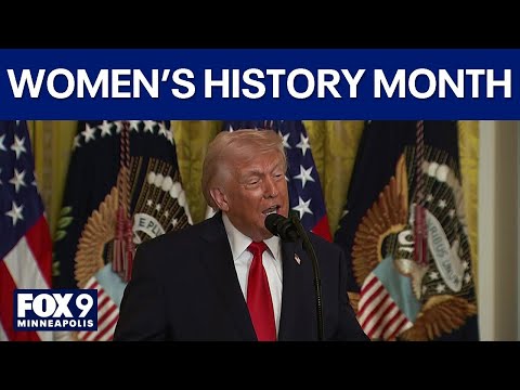 Trump holds White House Women’s History Month event