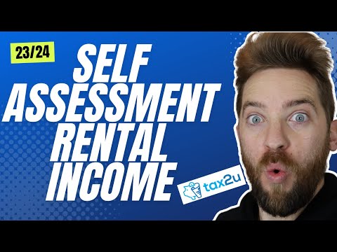 How to report RENTAL INCOME on the self assessment tax return 23/24 -Tutorial