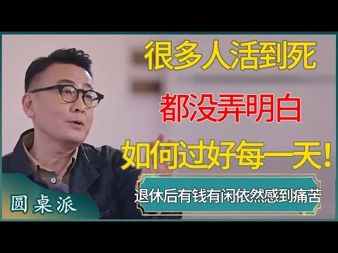 很多人活到死都没弄明白,如何过好每一天!就算退休后有钱有闲,为何依然感到虚无和痛苦?#窦文涛 #梁文道 #马未都 #周轶君 #马家辉 #许子东 #圆桌派 #圆桌派第八季