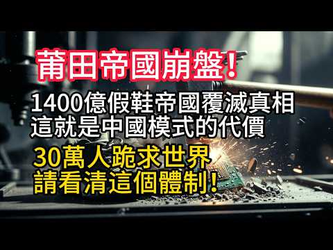 莆田帝國崩盤！1400億假鞋帝國覆滅真相：這就是中國模式的代價，30萬人跪求世界：請看清這個體制！