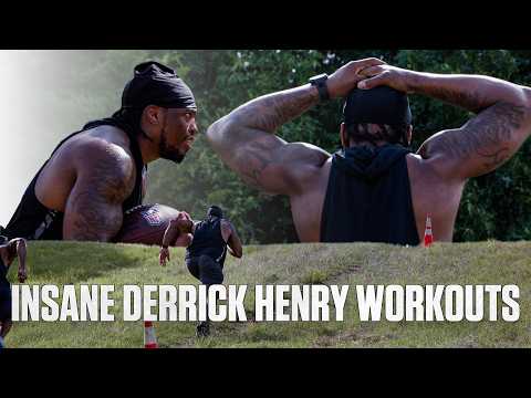 Insane Derrick Henry Hill Runs and Weight Room Workouts | Baltimore Ravens