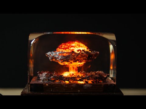 Atomic Bomb Diorama in Epoxy ; How to make ; Milic Diy