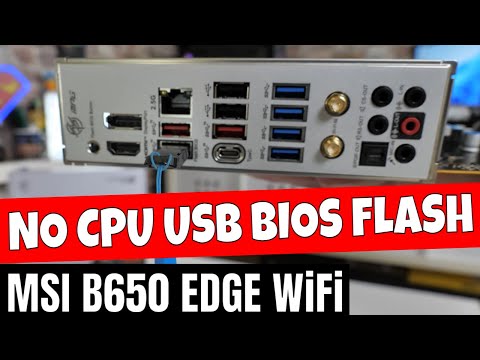 How To USB BIOS Flash MSI B650 Edge Wifi & Troubleshooting Tips