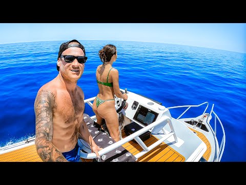 Boat Camping In Rare Solar Eclipse On Remote Ocean