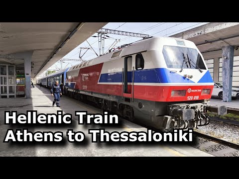 Athens to Thessaloniki by Train – Scenic Greek Rail Journey/ Greek Railways