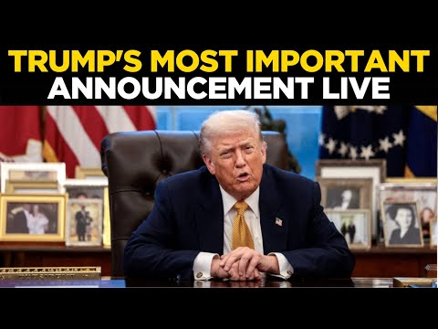 Trump LIVE | US President’s Big Announcement At Treasury Department Summit | Tariff War | US News