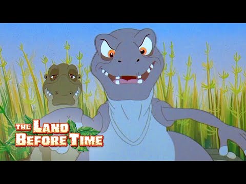 Littlefoot and Cera escape bullies | The Land Before Time