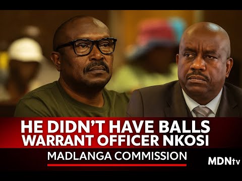 “He Didn’t Have the Balls,” Says Warrant Officer Nkosi | Madlanga Commission Bombshell