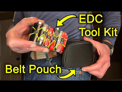Low Profile Mini EDC "stealth" Belt Pouch, Two Amazing Pocket Rack Mods and a Mini Multitool Upgrade