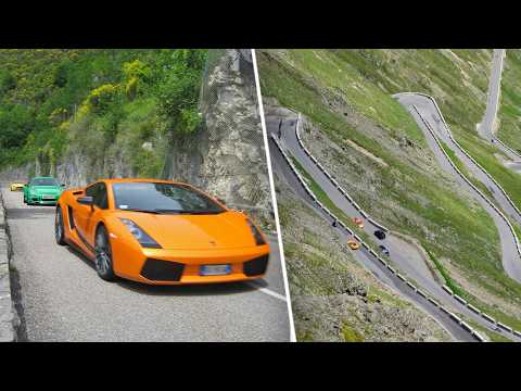 Driving The Stelvio Pass In Supercars | Top Gear Classic