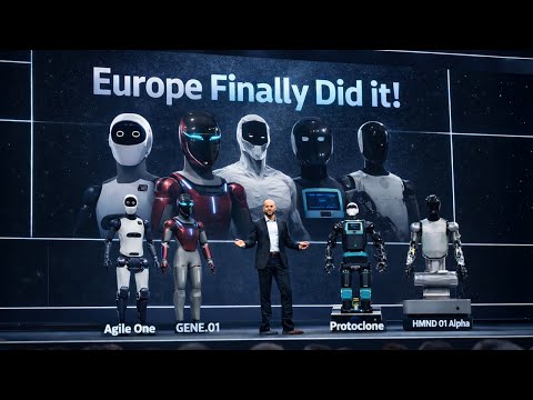 Europe's New Humanoid Line-up Released - Now CHINA & U.S Have a Problem!