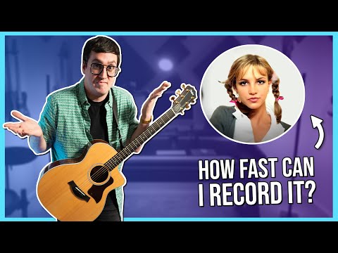 I recorded a professional cover of “Baby One More Time” as fast as I could