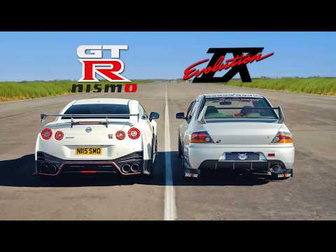 RAW v REFINED.. TUNED NISMO GTR vs TUNED EVO 9