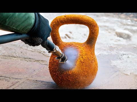 This homemade device will quickly remove rust from metal!