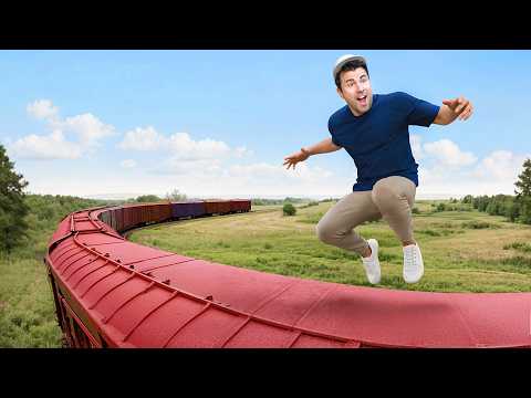Testing What Happens If You Jump On A Moving Train