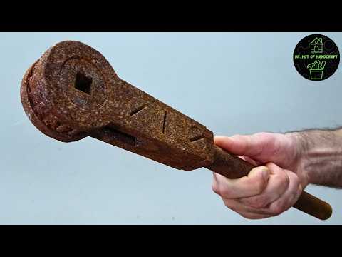 Antique deadlocked ratchet restoration I Dr. Hut of Handcraft