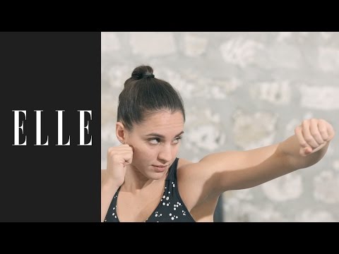 Les mouvements de base du kick-boxing┃ELLE Fitness 👊