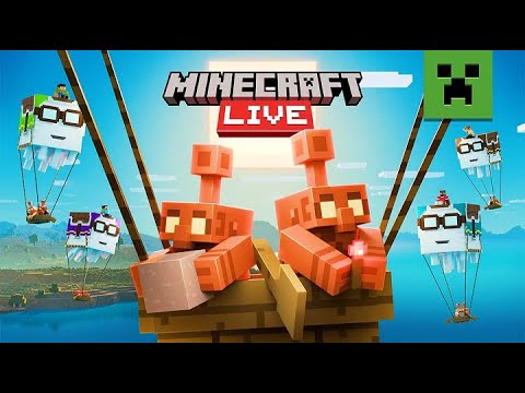 Logna Blue reacts to MINECRAFT LIVE 2025
