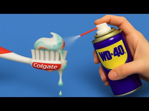 Why Didn’t I Know This! Spray WD-40 on Toothpaste and Fix Any Broken Plastic in Your Home!