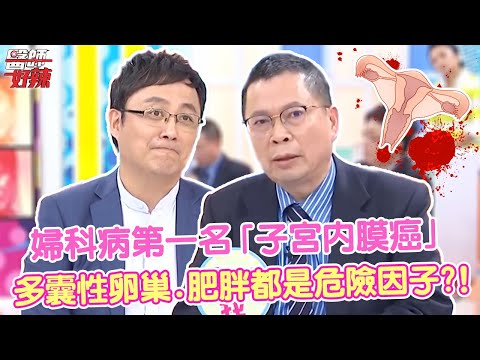 女性殺手🔪婦科病第一名「子宮內膜癌」！多囊性卵巢、肥胖都是危險因子？！【#醫師好辣】陳保仁 鄭丞傑 胡瓜