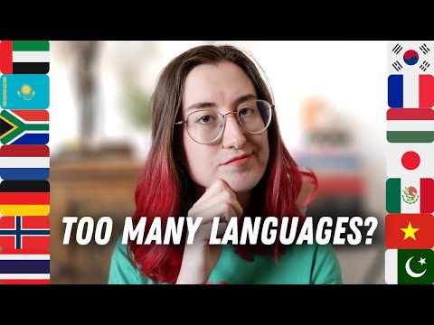 My ENTIRE language learning journey! Is it too much? 🌎