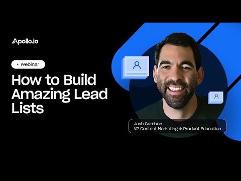 How to Build an Apollo.io Lead List as a Marketing Agency