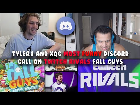 TYLER1 Joins XQC Team On Discord Made So Funny Toxic Call For Fall Guys Ludwig's Twitch Rivals