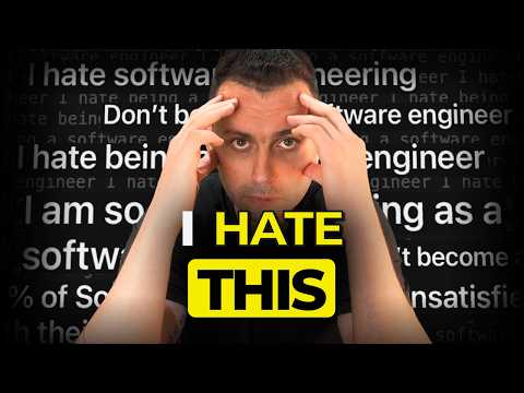 I hate being a software engineer. I'm done.
