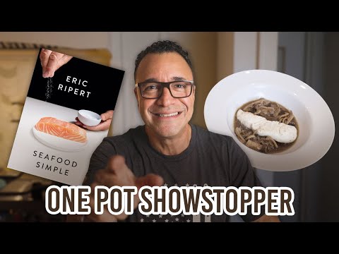 Cooking Eric Ripert’s Seafood Simple: HALIBUT-MUSHROOM CASSEROLE