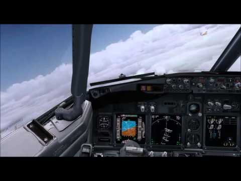 Descent into Geneva: KLM1931: B738