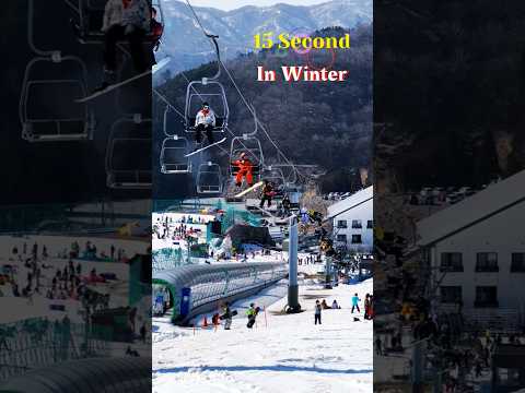 📍15 Seconds in Winter🗻 #shorts #winter #nature #travel #youtubeshorts #explore #foryou