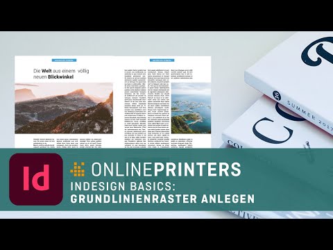 Grundlinienraster in InDesign anlegen – Basics Tutorial