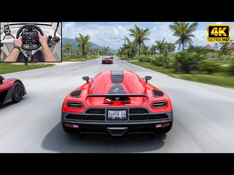 Koenigsegg Agera VS Hypercars - Forza Horizon 5 | Logitech G923 Steering Wheel